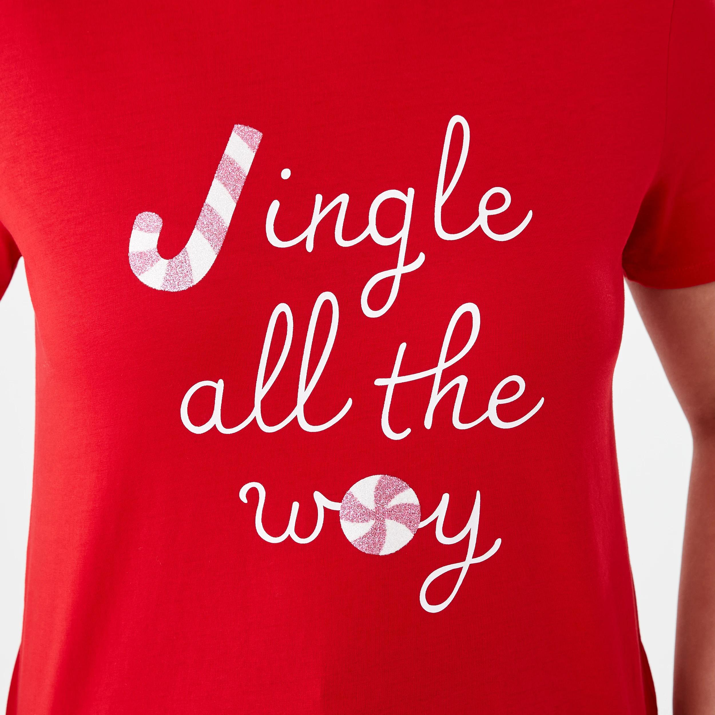 5 Short Sleeve Christmas T-shirt Jingle, 5 of 5