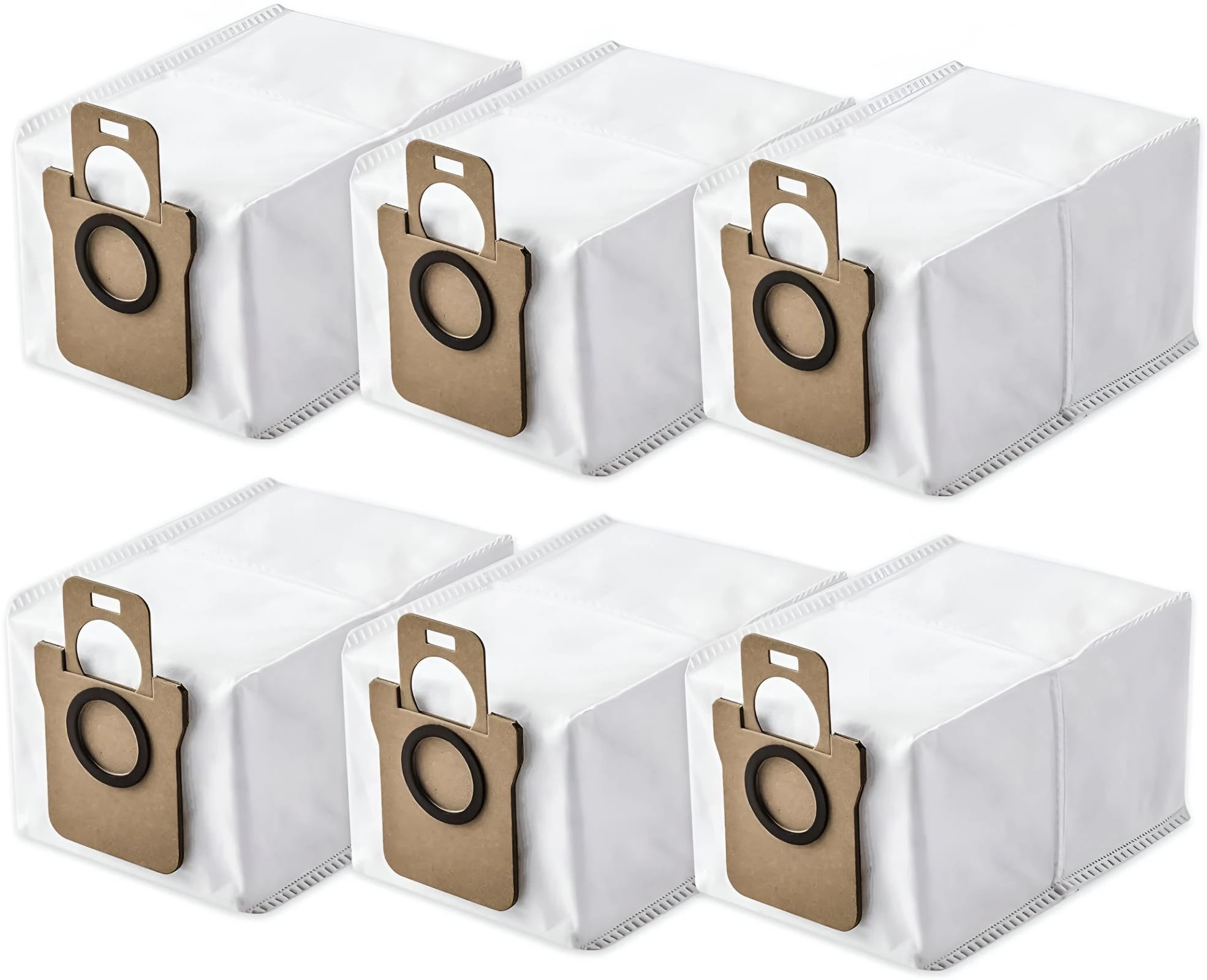 1 Hygieia 6 Dust Bags For Dreame L10S Ultra & L20 Ultra Robot Vacuum Cleaners - White, 1 of 7