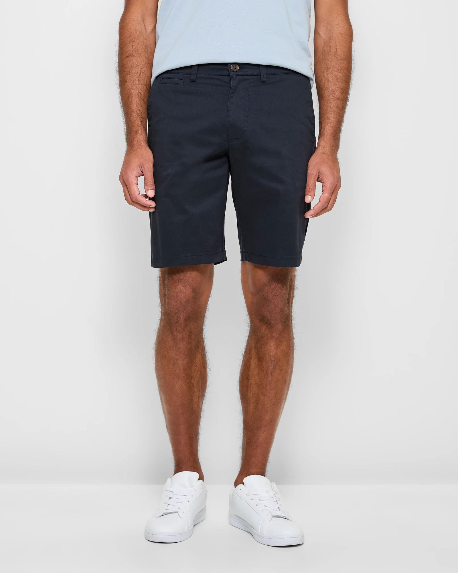 1 Target Man Australian Cotton Regular Chino Shorts NAVY BLUE, 1 of 5