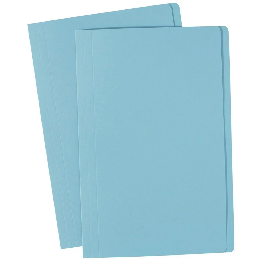 1 Avery Foolscap Manila Folder Light Blue 100 Pack, 1 of 2