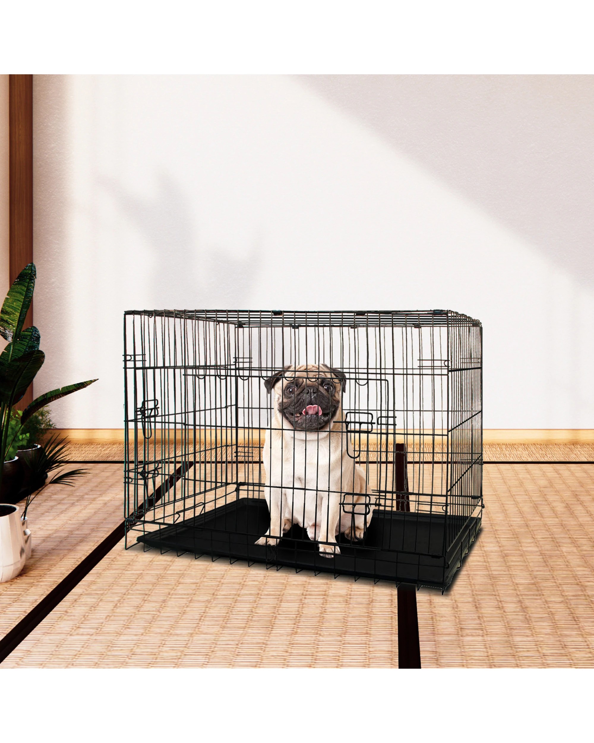3 Little Buddies Royale 36in Foldable Pet Wire Dog Crate Enclosure - Medium, 3 of 3