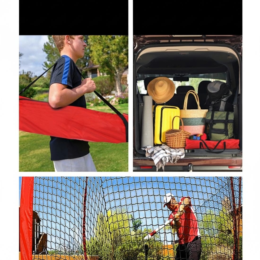 5 Everfit 7ft Baseball Net Pitching Kit with Stand Softball Training Aid Sports - Multi, 5 of 7