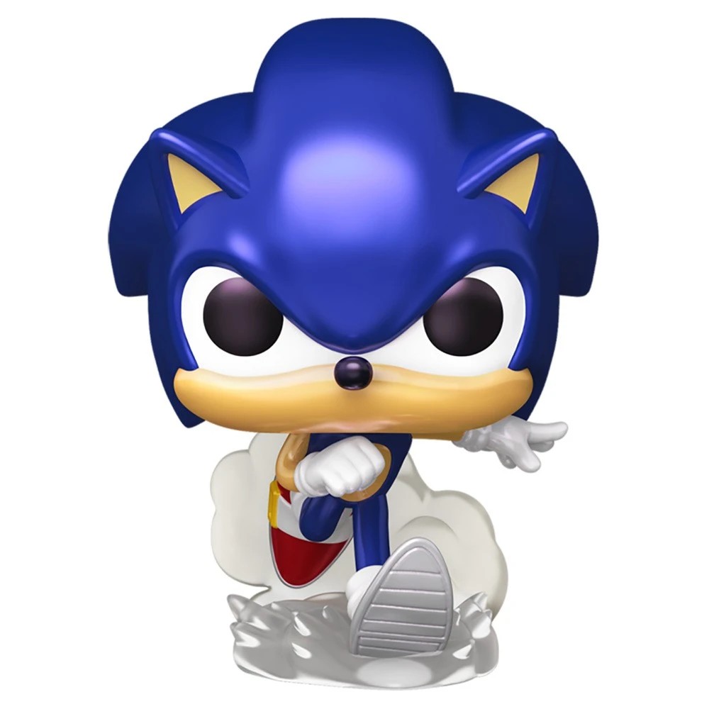 1 Sonic The Hedgehog - Sonic (Pearlescent) Plus Pop! Vinyl Figure, 1 of 2