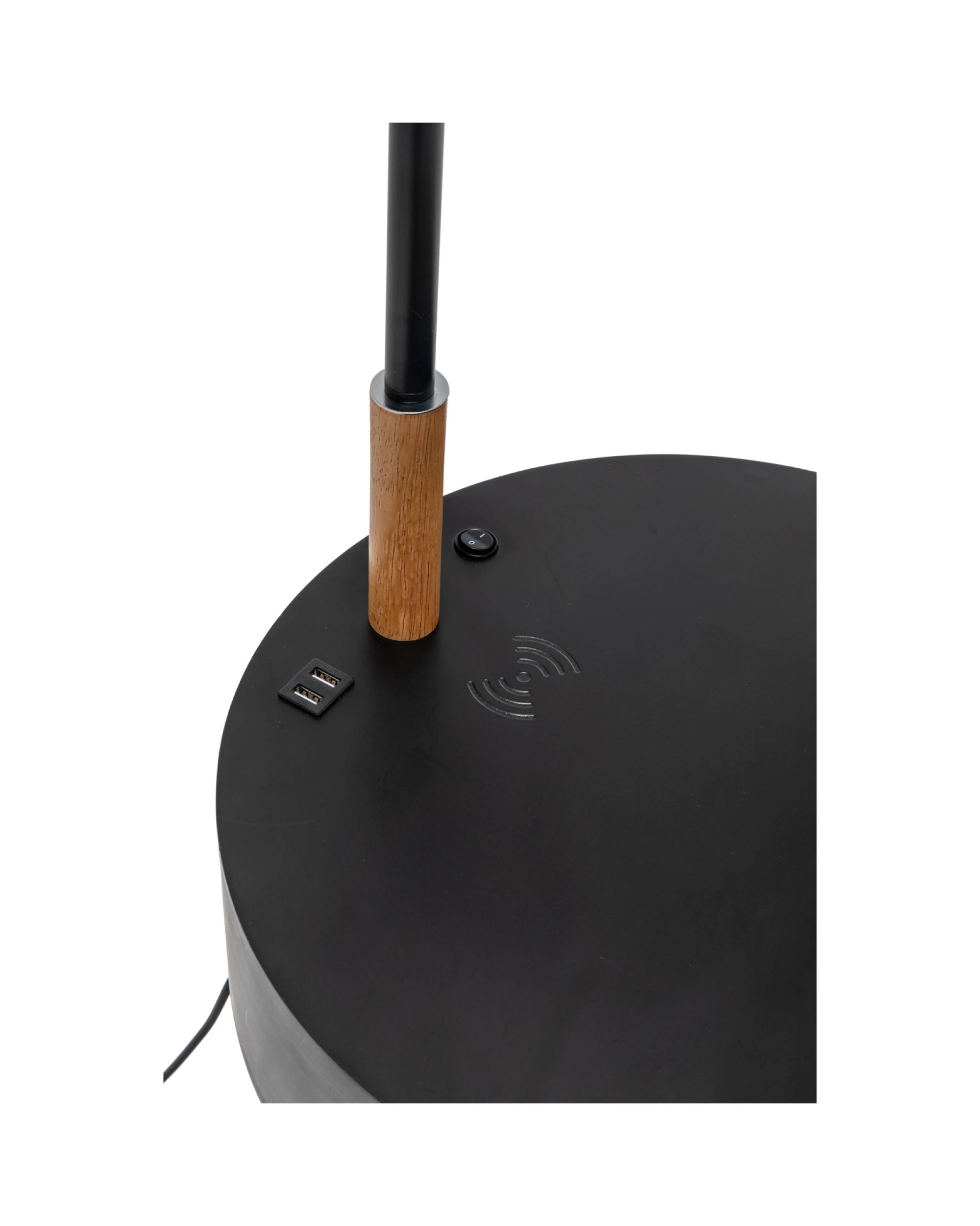 4 BR Home Florence Tripod Lamp with Shelf and Storage Drawer, 4 of 6