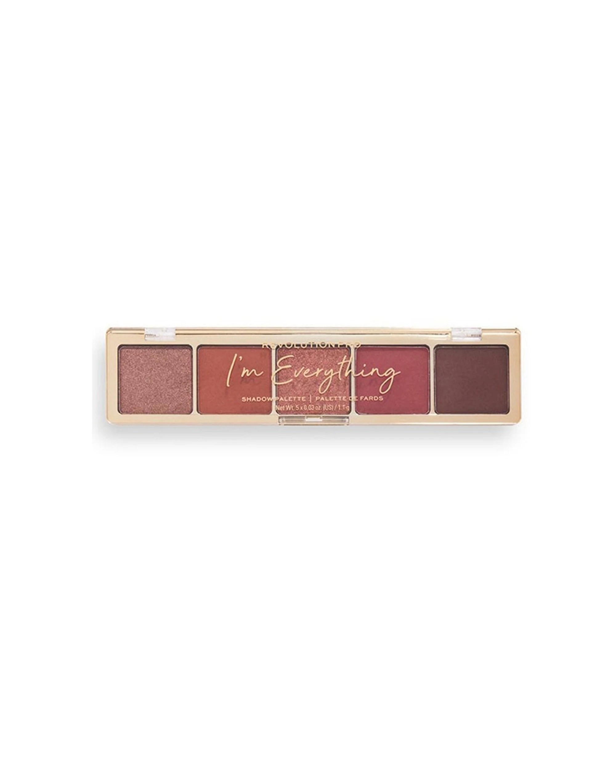 1 Revolution Beauty Pro Glam Eye Shadow Palette Burnt Nude Shade, 1 of 1