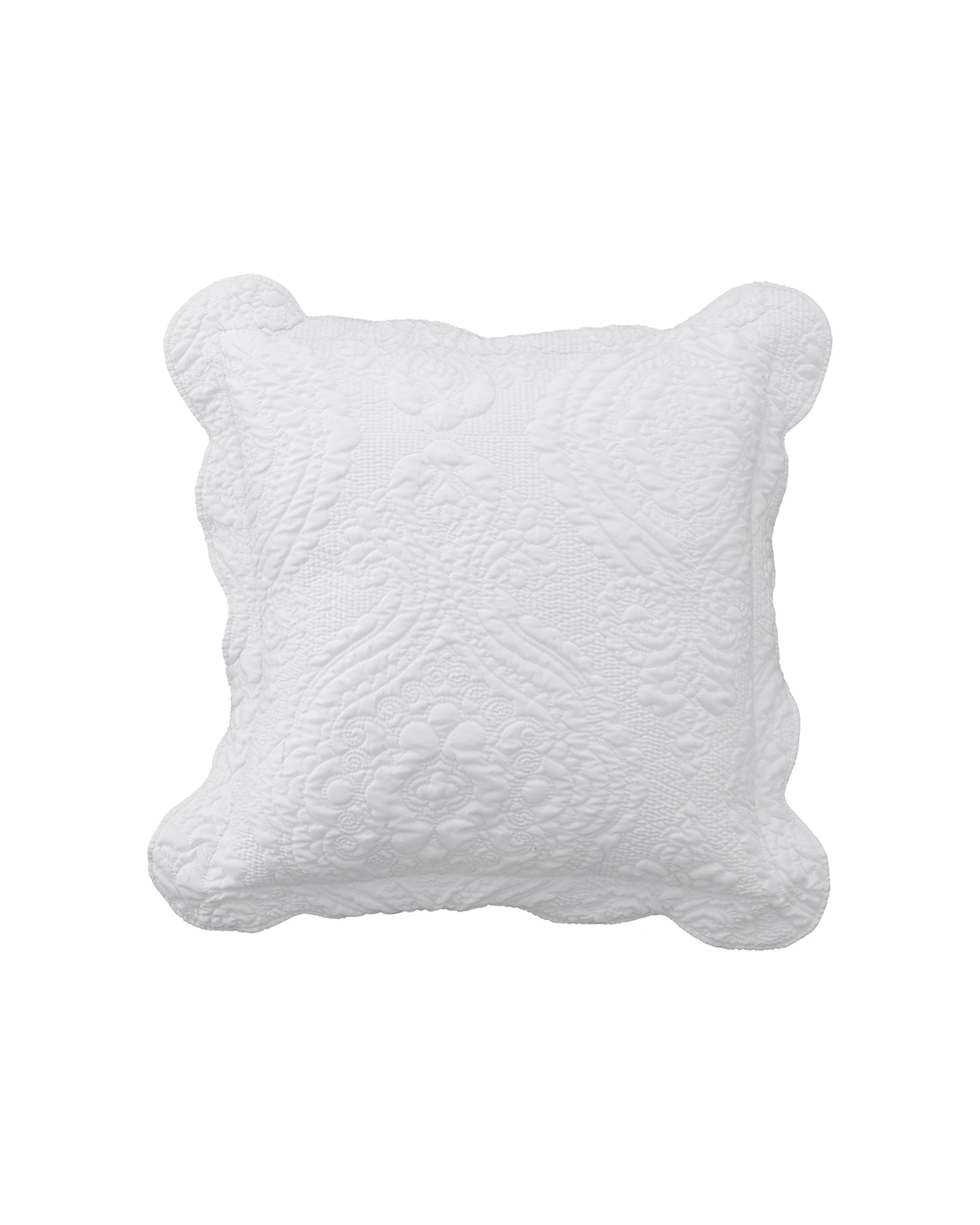 1 Bianca Cordelia Matching Cushion 43x43cm Square Pillow - White, 1 of 1