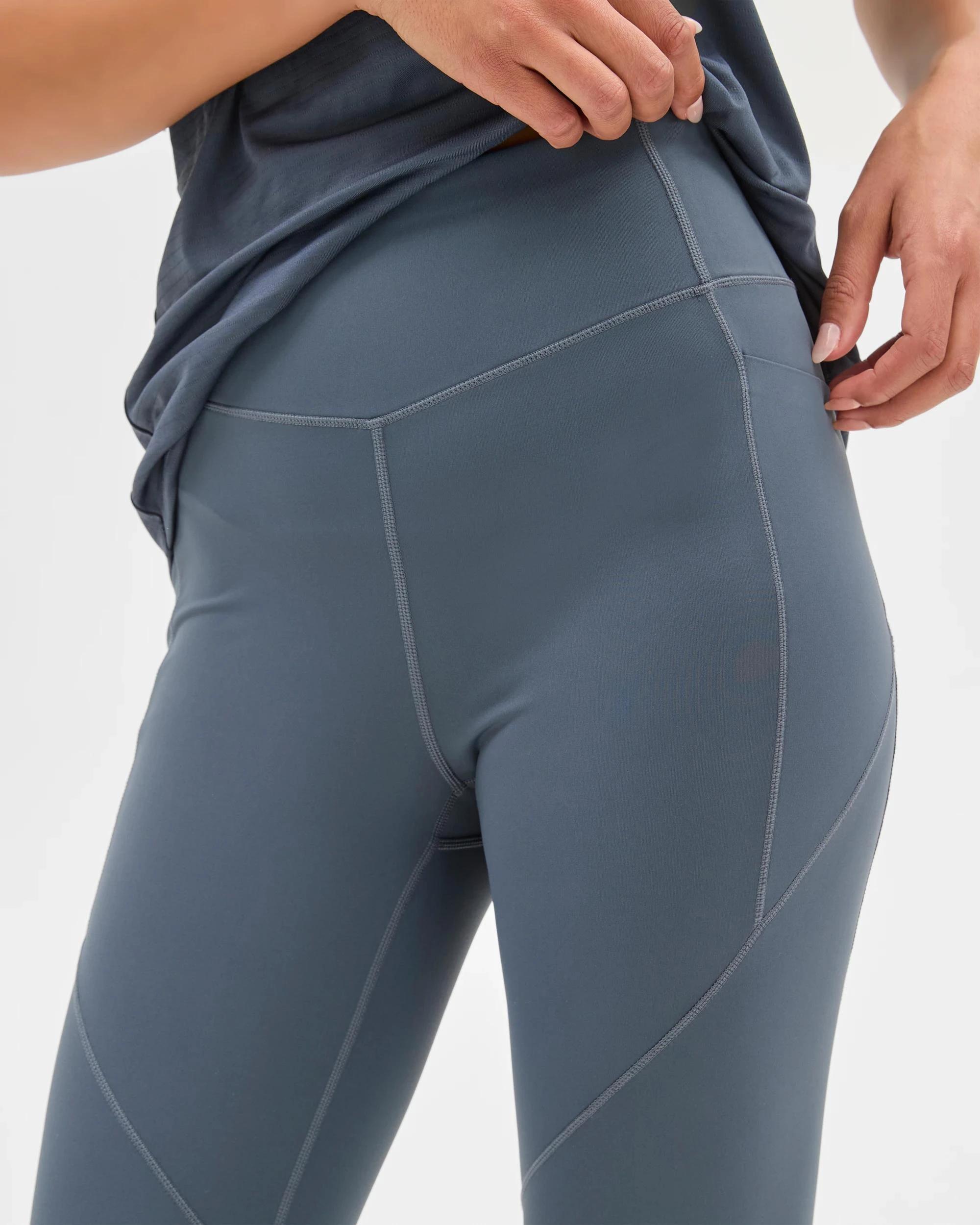 3 Target Active Infinity Sculpt High Rise 3/4 Length Tights SMOKE, 3 of 6