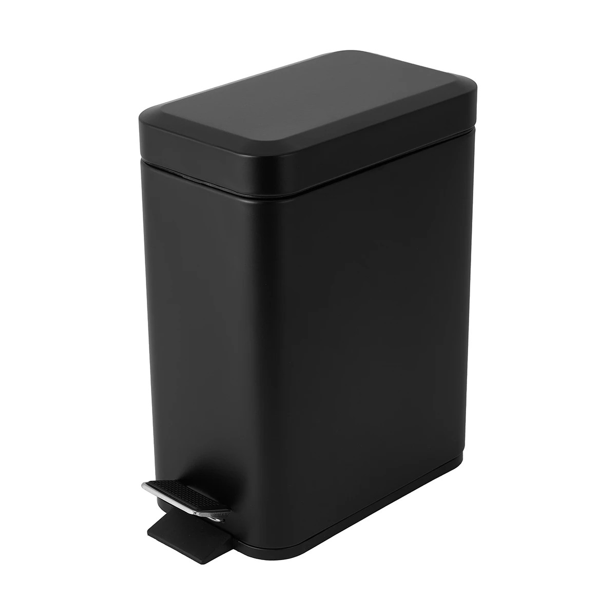1 5L Slim Line Bin - Black, 1 of 7