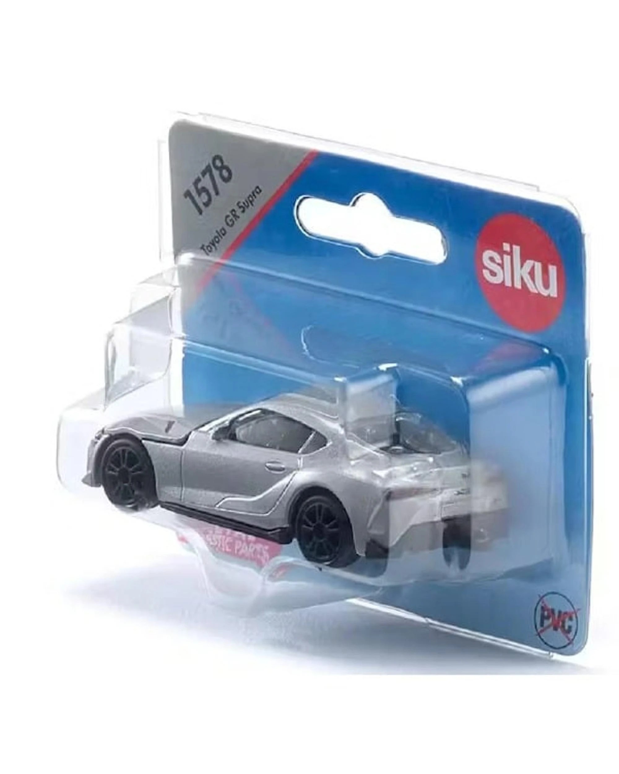 6 Siku Toyota GR Supra - 1578 - Silver, 6 of 6