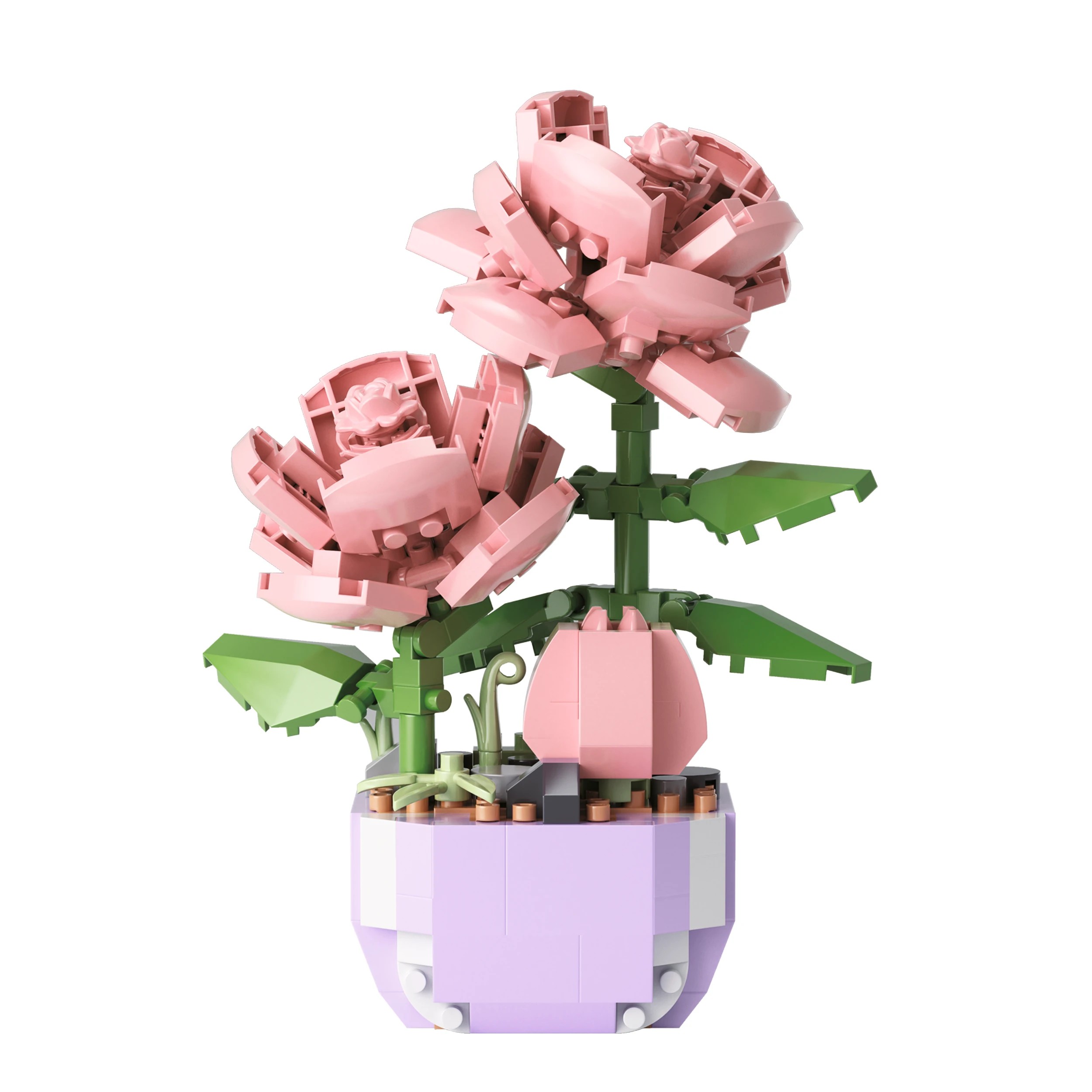 5 Mini Blocks Flower Series: Mini Flower Pot Playset - Assorted, 5 of 6