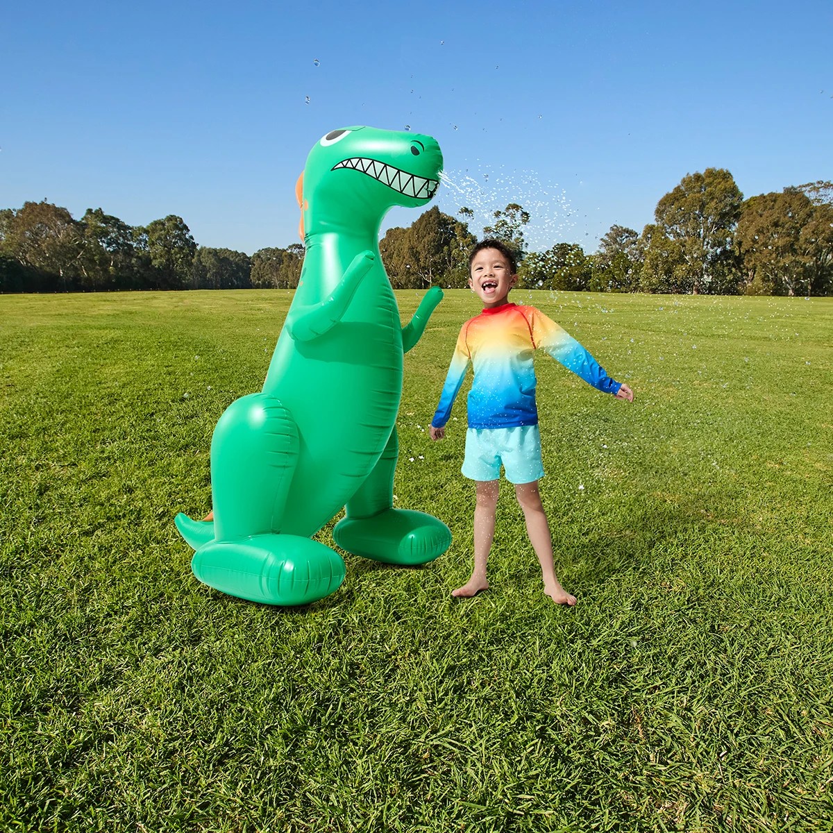 1 Inflatable Dino Sprinkler, 1 of 10