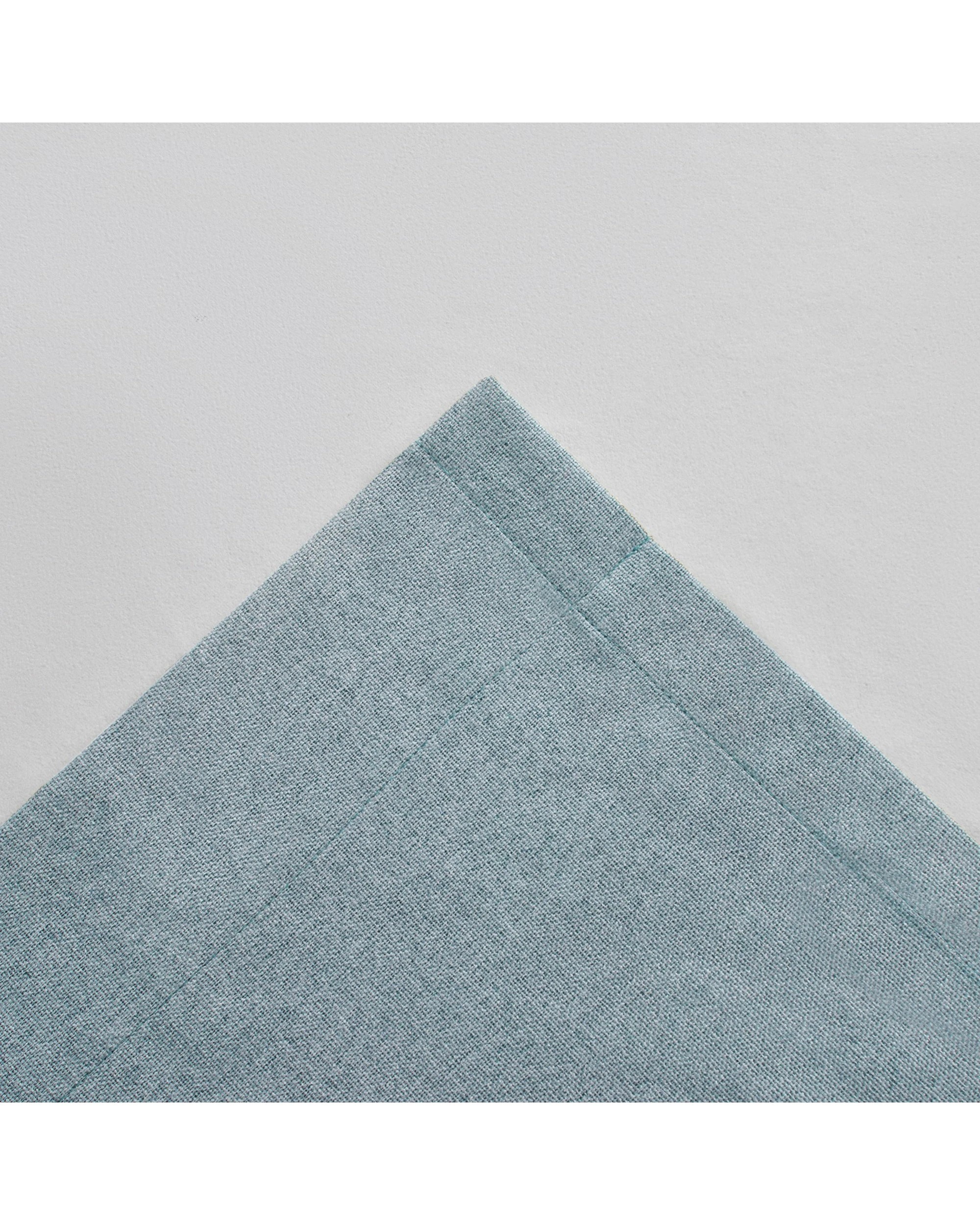 4 Cadence & Co. Bennett Faux Linen Blockout Eyelet Curtain Twin Pack 90x223cm - Blue, 4 of 4