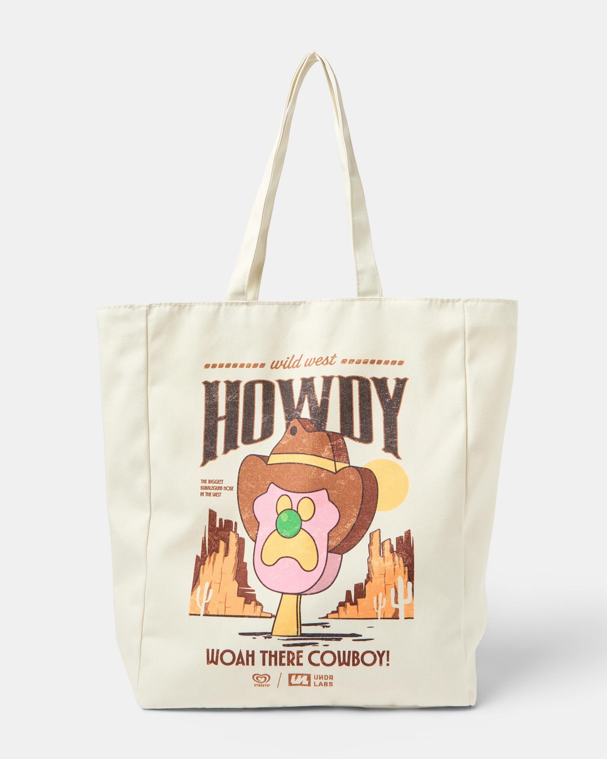 1 Bubble O' Bill License Tote Bag Howdy Bob, 1 of 1