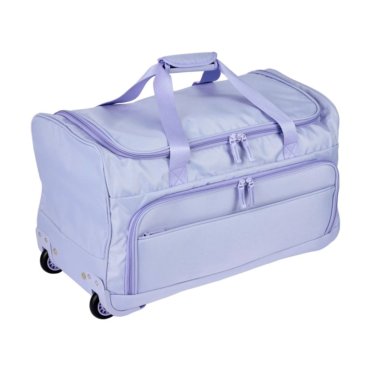 1 54L Rolling Duffle with Pockets - Purple, 1 of 8