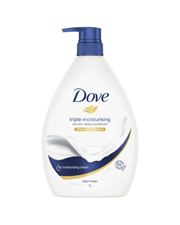 Dove Triple Moisturising Bodywash 1L