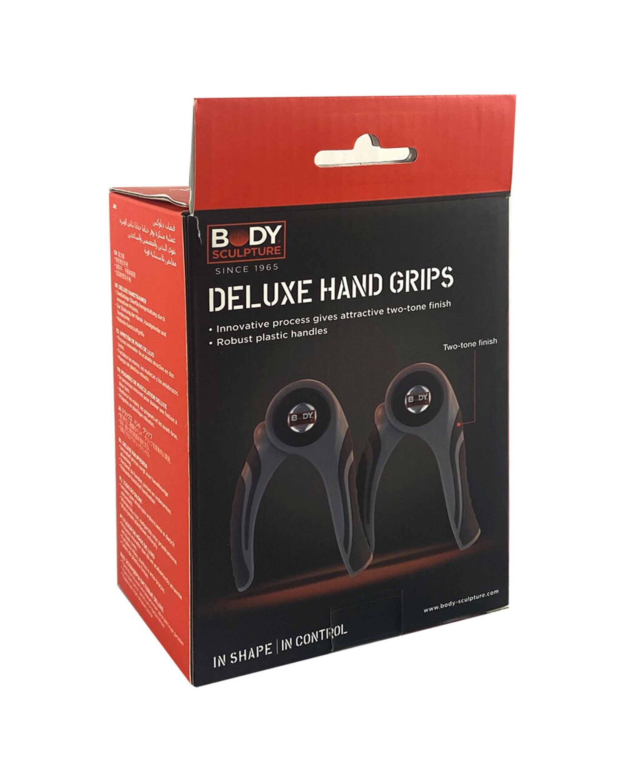 2 Body Sculpture Hand Grips 2 Pack Forearm Strengthener Plastic Handles Ergonomic - Multi, 2 of 2