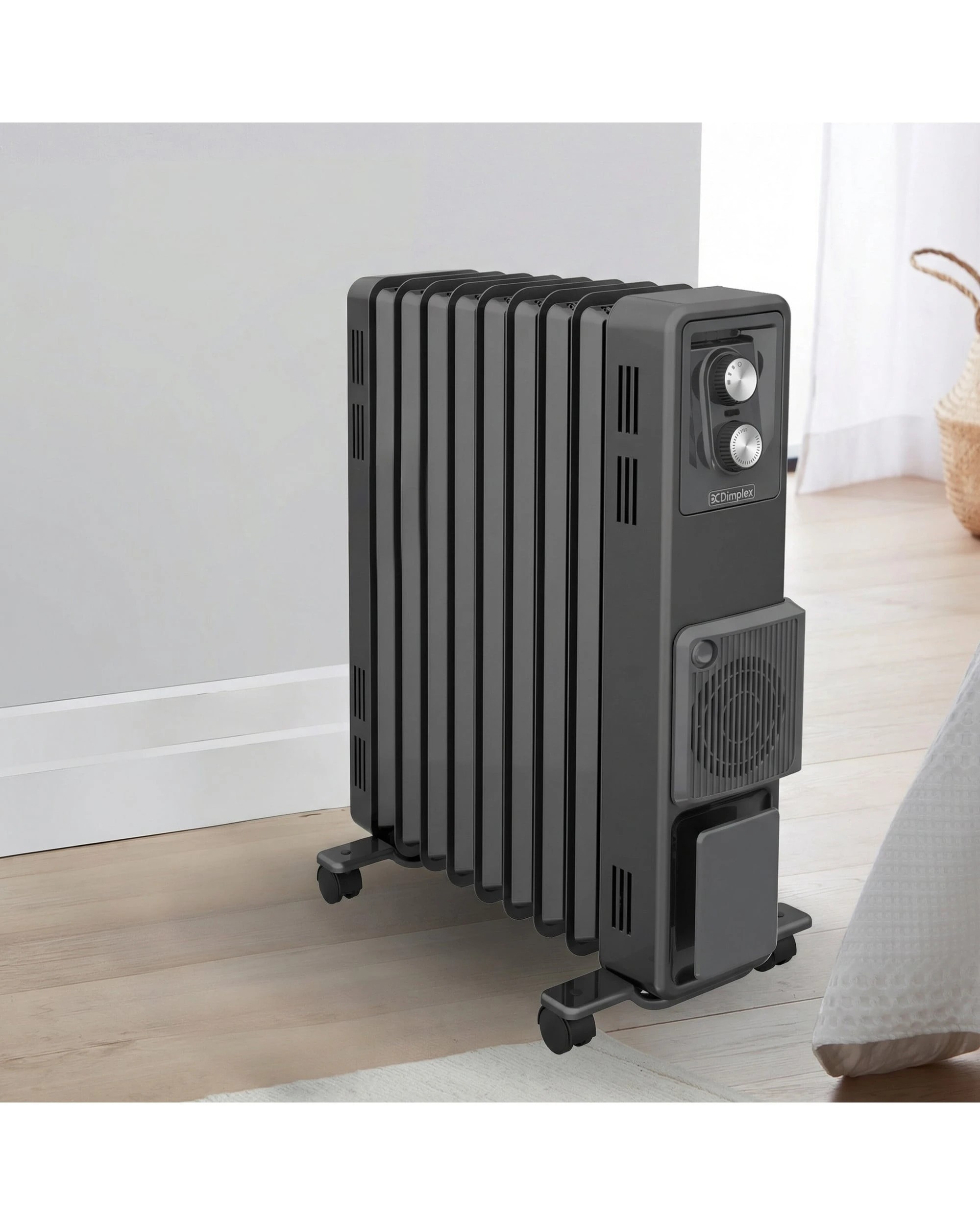 8 Dimplex 2400w Oil Free Portable Column Heater/heating W/turbo Fan/thermostat - Black, 8 of 8