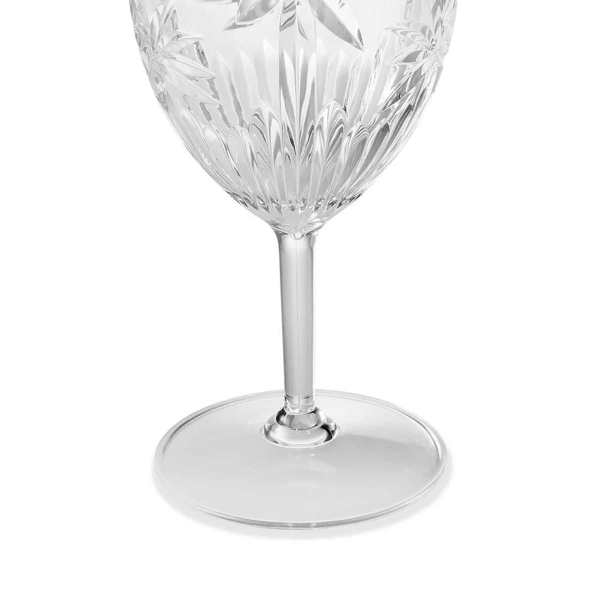 5 4 Clear Palm Acrylic Wine Glasses, 5 of 6