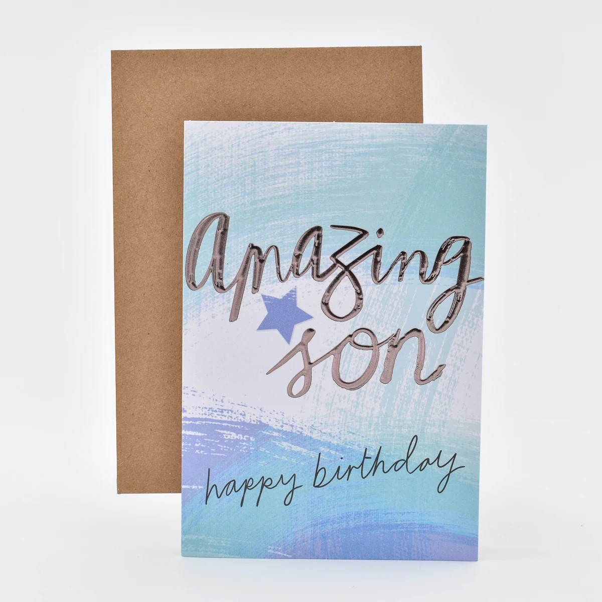 2 Hallmark Birthday Card For Son - Paint Strokes, 2 of 3