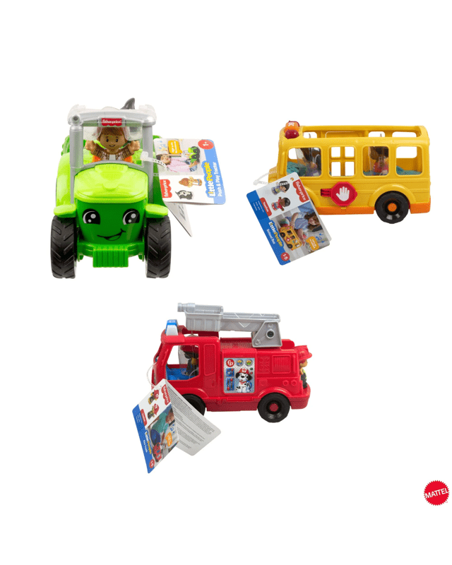 Fisher-Price Little People Musical Toy Vehicles - Asso