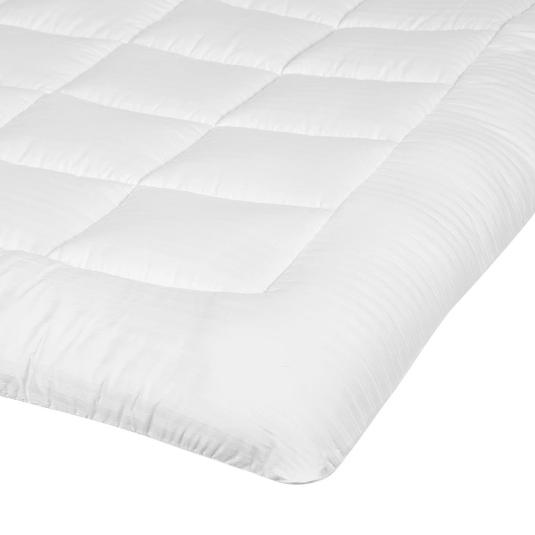 5 High Loft Mattress Topper - King Bed, White, 5 of 5