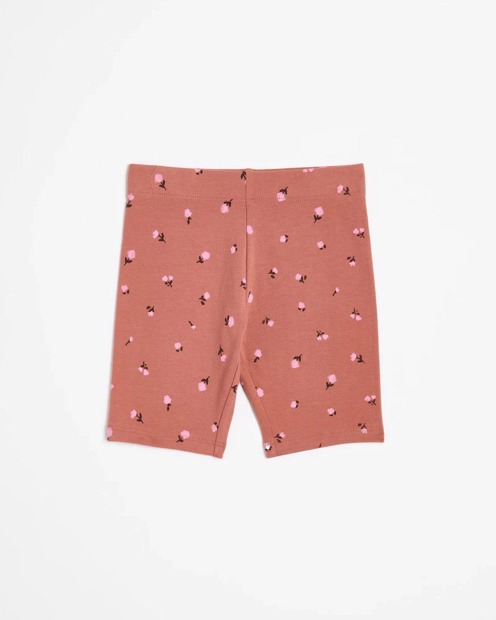 4 Target Kids Australian Cotton 3 Pack Print Bike Shorts FLORAL STRIPE, 4 of 5