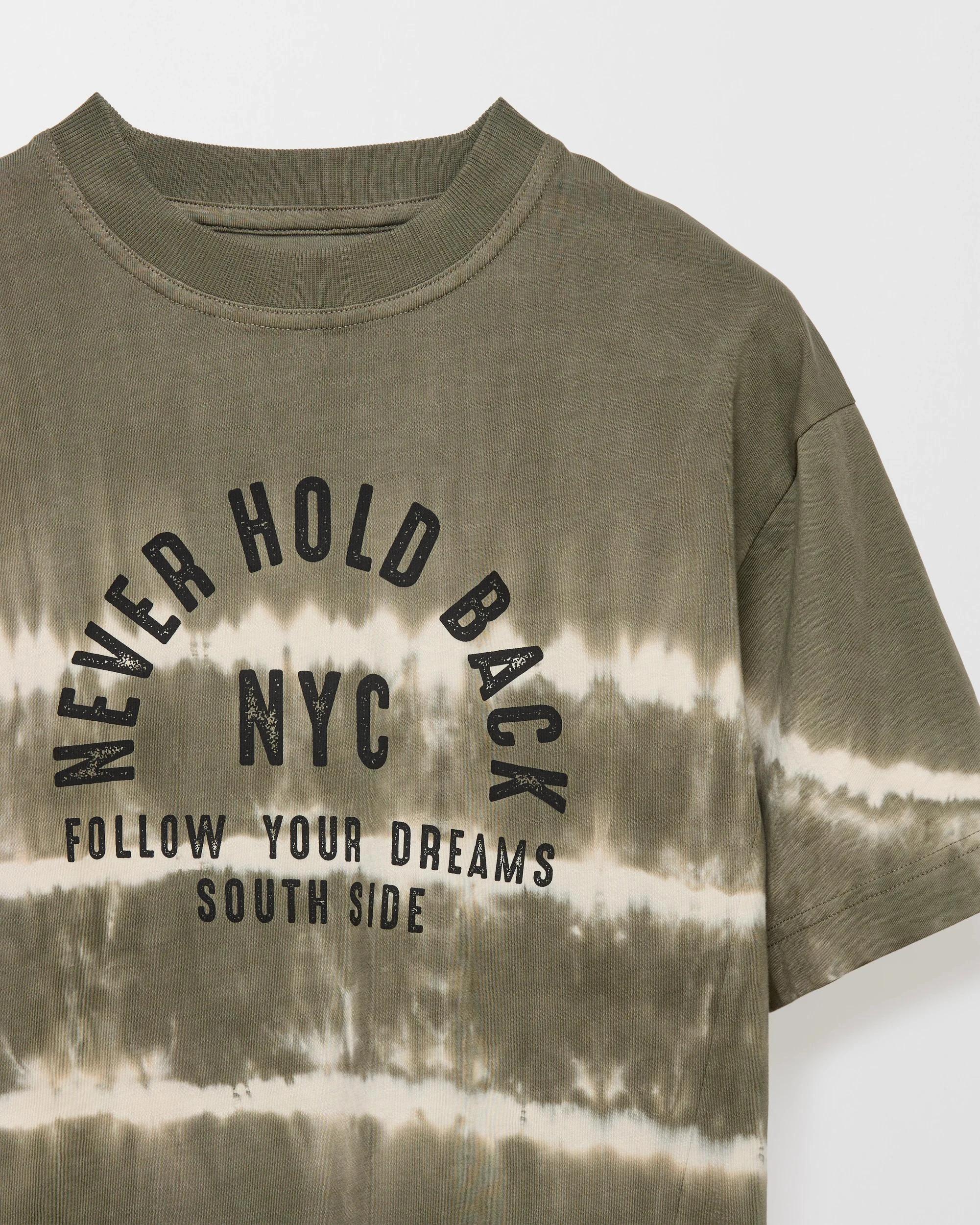 4 Target Australian Cotton Oversized Washed T-Shirt BROWN, 4 of 4