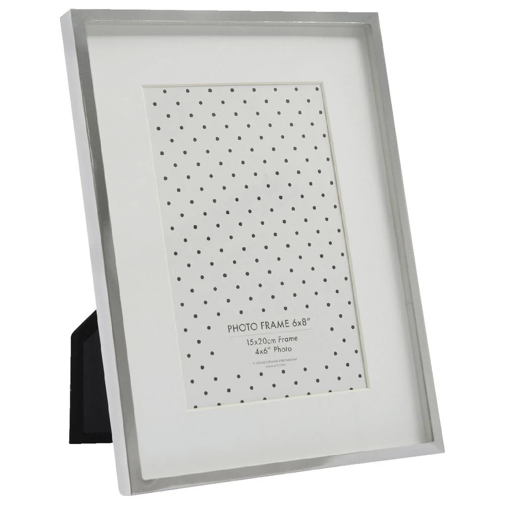 2 Timeless 6x8" Photo Frame Silver, 2 of 4