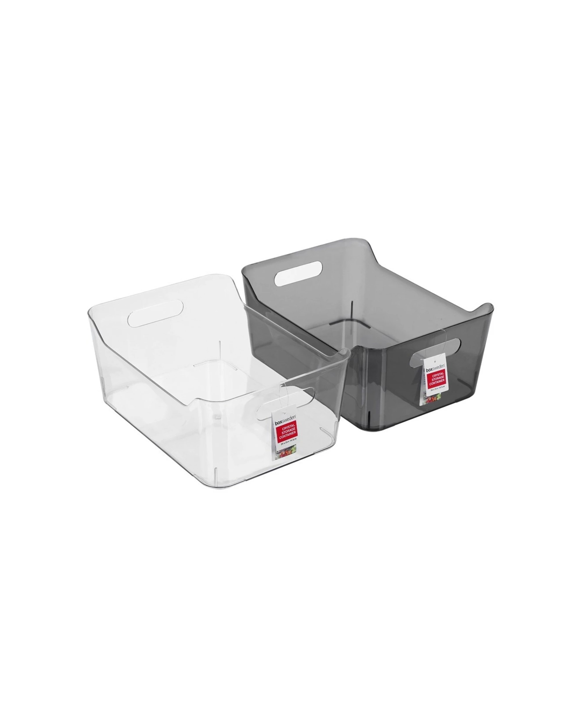 5 Boxsweden Crystal Storage Container 34cm X 24cm X 14.5cm Carry Handles - Assorted, 5 of 5