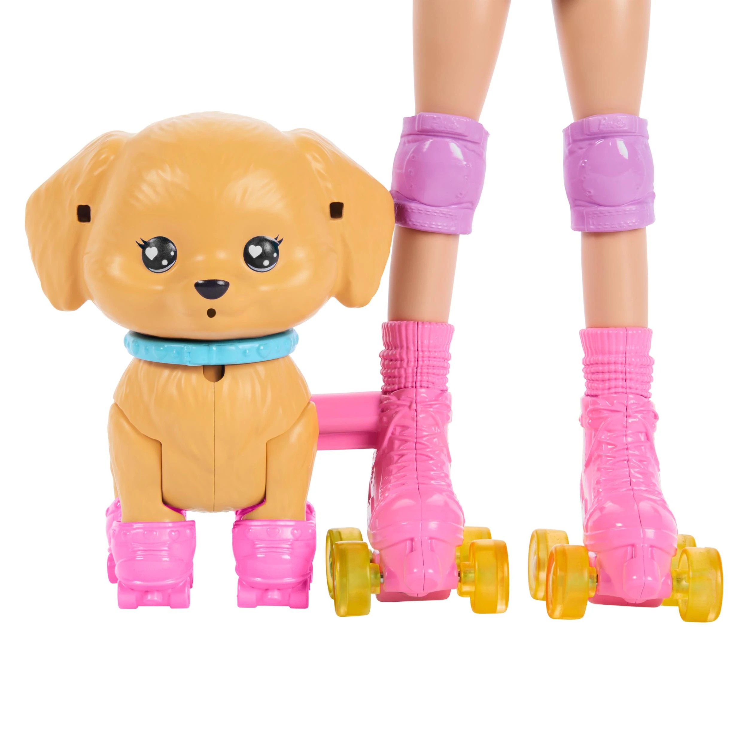 6 Barbie Pets Skate and Run Pup Blonde Doll with Puppy , Skates , and Accessories - Pink, 6 of 6