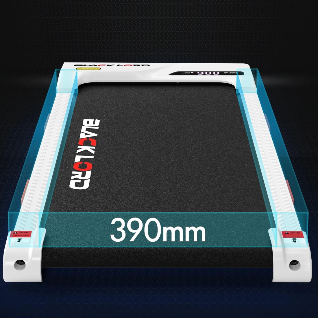 8 Black Lord Treadmill Electric Walking Pad Incline Gym Brushless Motor - White, 8 of 10