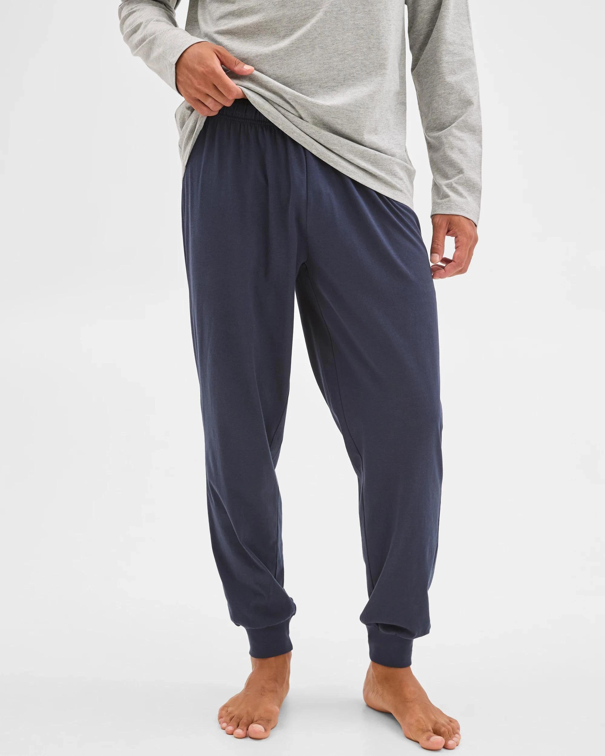 6 Maxx Australian Cotton Blend Knit Pyjama Set GREY MARLE, 6 of 7