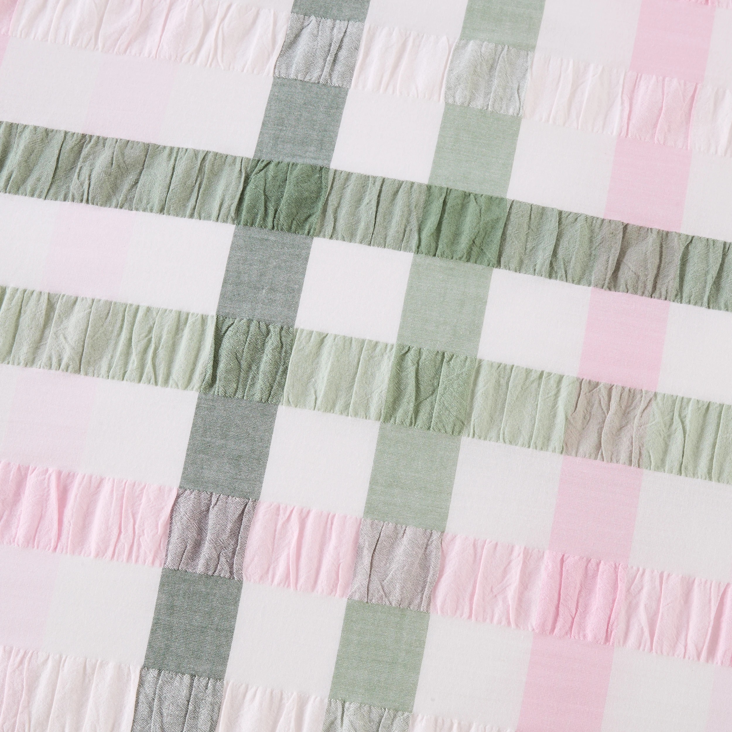 8 Cotton Quilt Cover Set - Queen Bed, Olive, 8 of 9