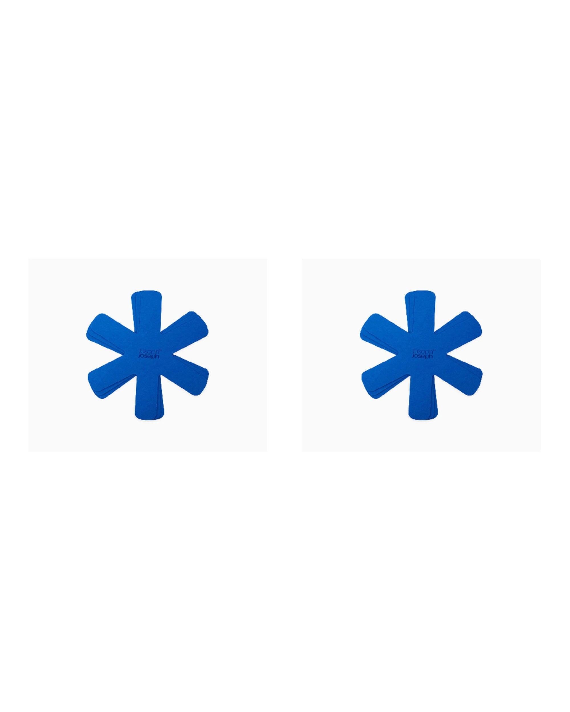 1 Joseph Joseph 2x 3pc Space Pan Protector Set Flexible Felt Protectors - Blue, 1 of 4
