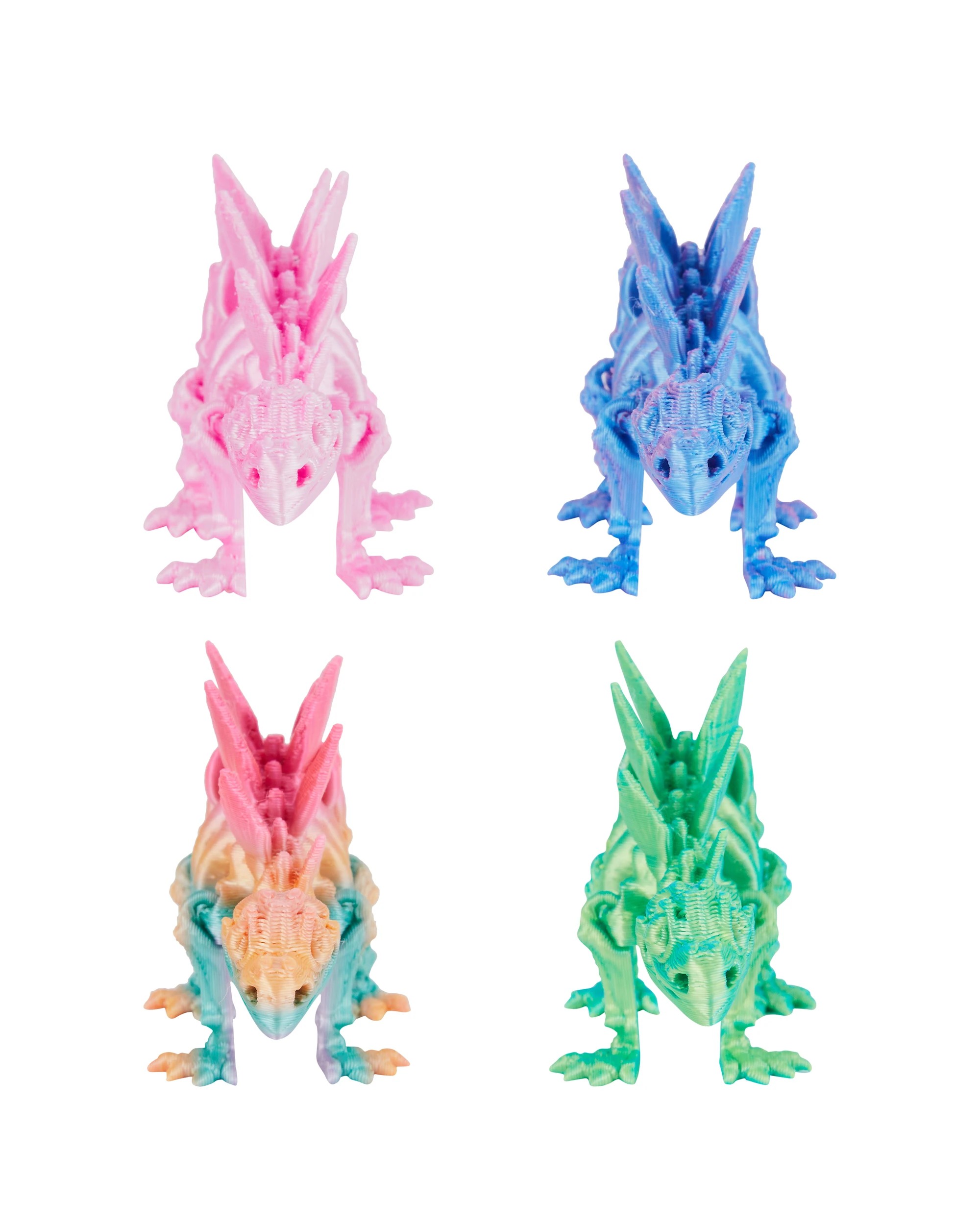3 3D Dragon Small - Assorted, 3 of 6