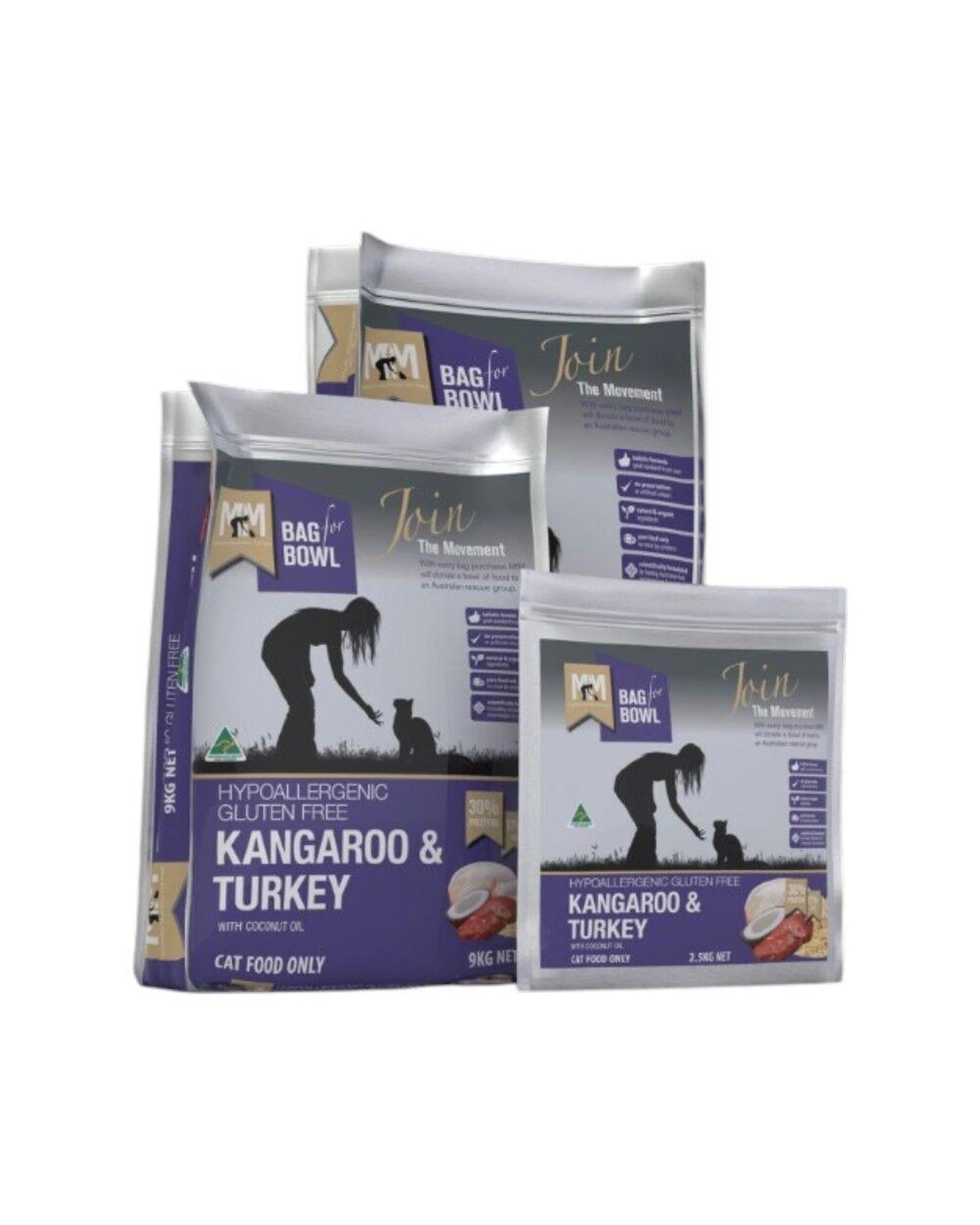 4 MFM Hypoallergenic Gluten Free Kangaroo & Turkey Cat Food 2.5kg, 4 of 6