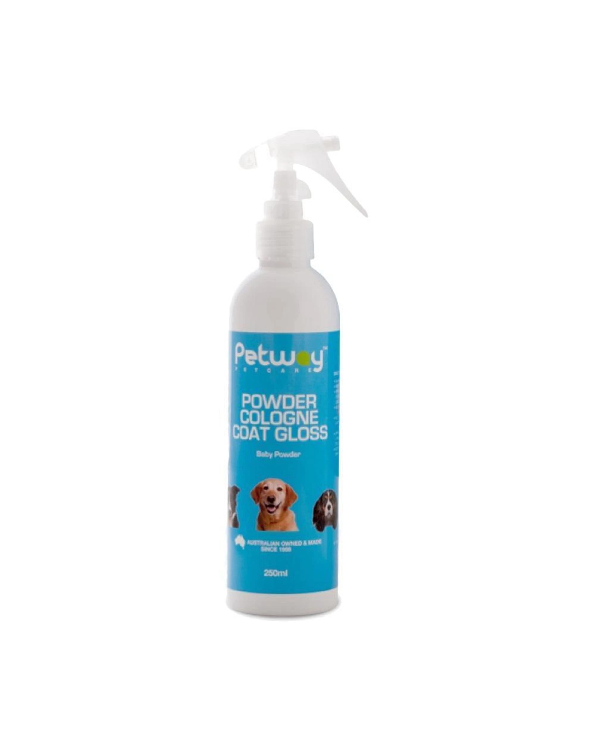 1 Petway Petcare Powder Cologne Coat Gloss Dog Spray 250ml, 1 of 1