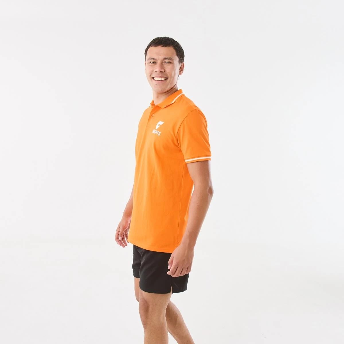 2 Official AFL Adult Polo Shirt Gws Giants, 2 of 6