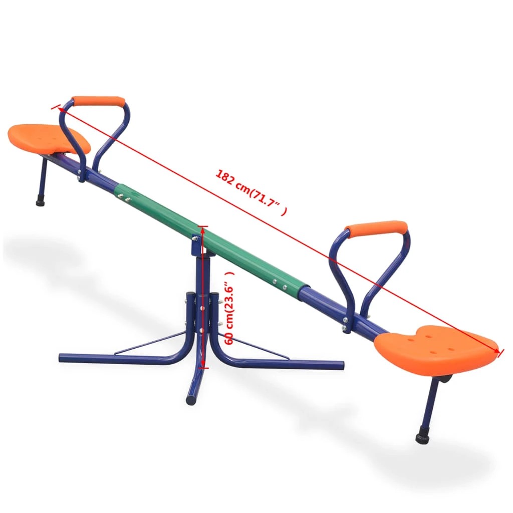 8 Vidaxl Seesaw Teeterboard - Orange, 8 of 8