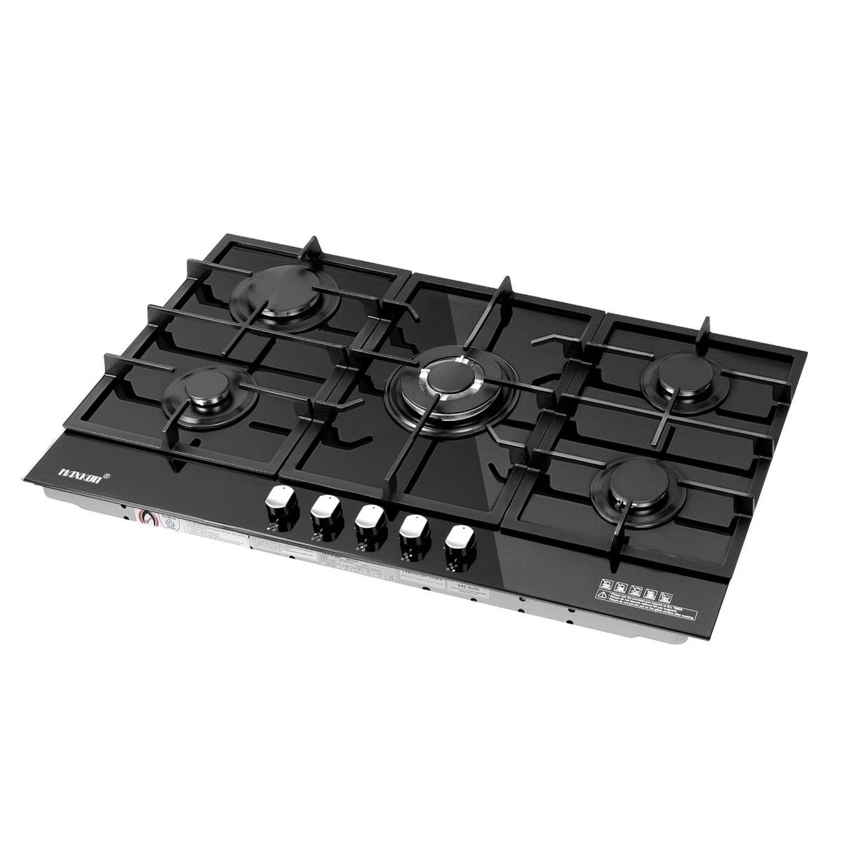 1 Maxkon Gas Cooktop 5 Burner Stove Cooker 87cm, 1 of 1