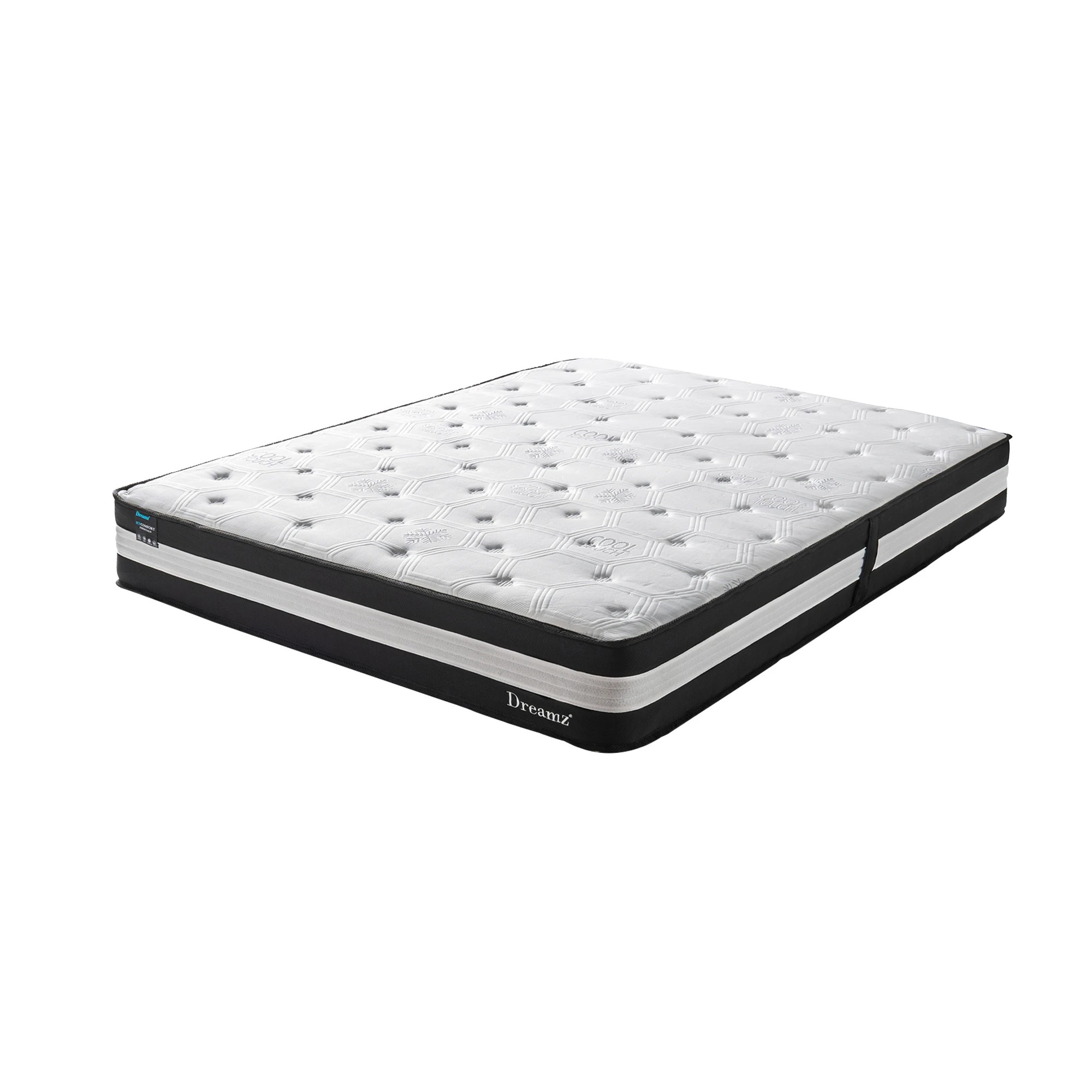 1 Dreamz Single Cooling Spring Mattress 25cm, 1 of 6