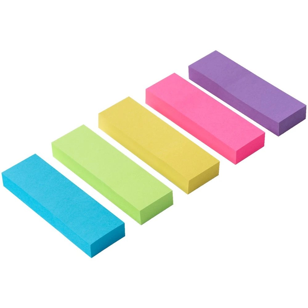 3 J.Burrows Page Markers 23x73mm Assorted 5 Pack, 3 of 4