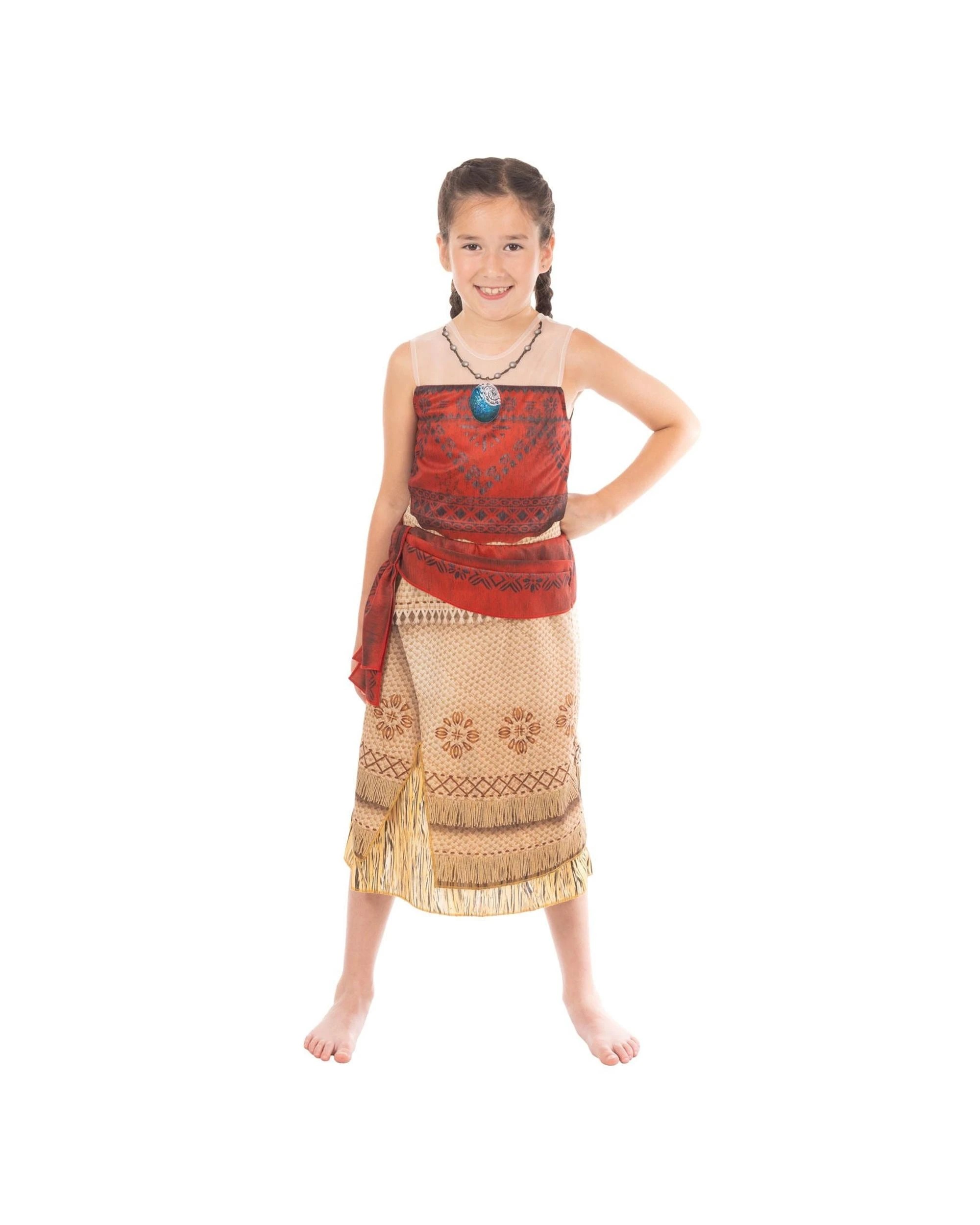 2 Disney Moana - Live Action -  Deluxe Child Costume Size 3-5 Years, 2 of 4