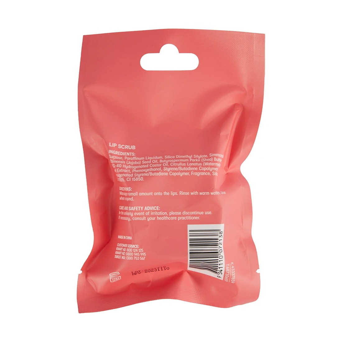 5 OXX Skincare Lip Scrub 20ml - Watermelon Extract, 5 of 5