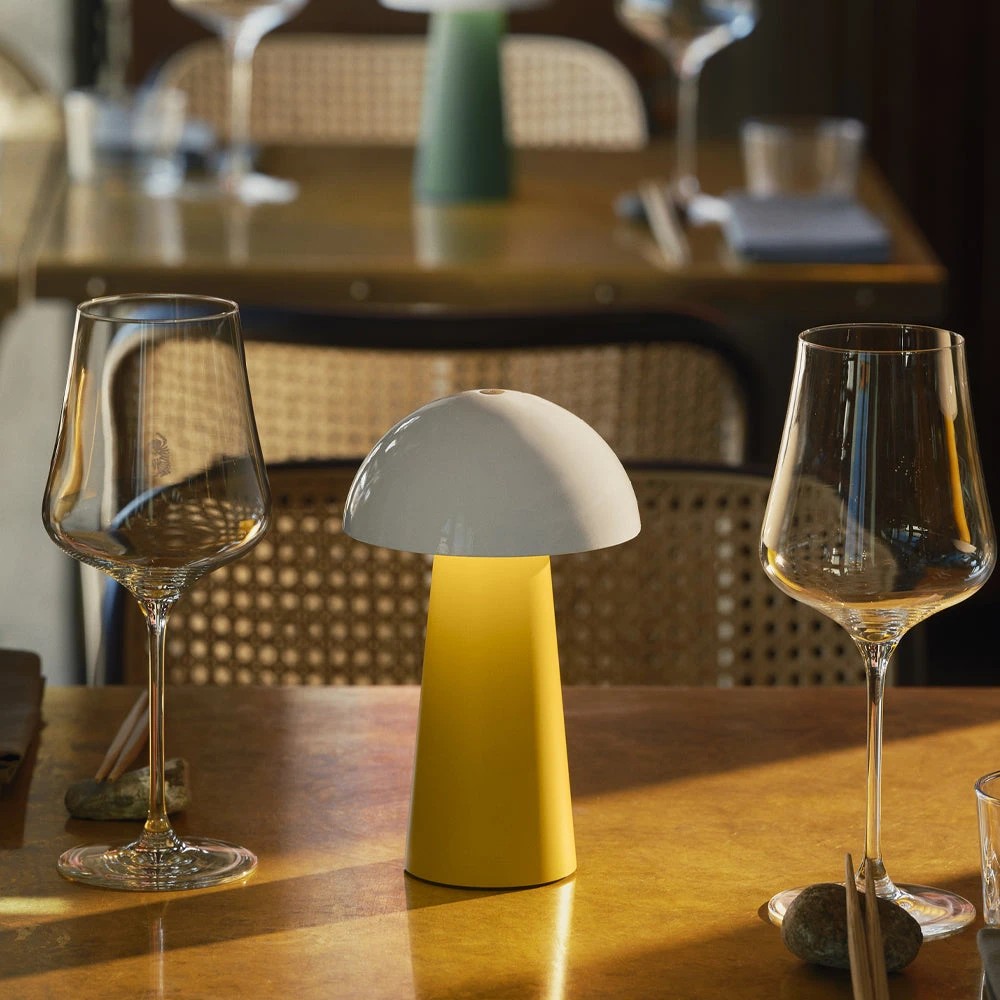 3 Kreafunk Bello Lamp, Portable And Rechargeable - Mango Burst - Orange, 3 of 4