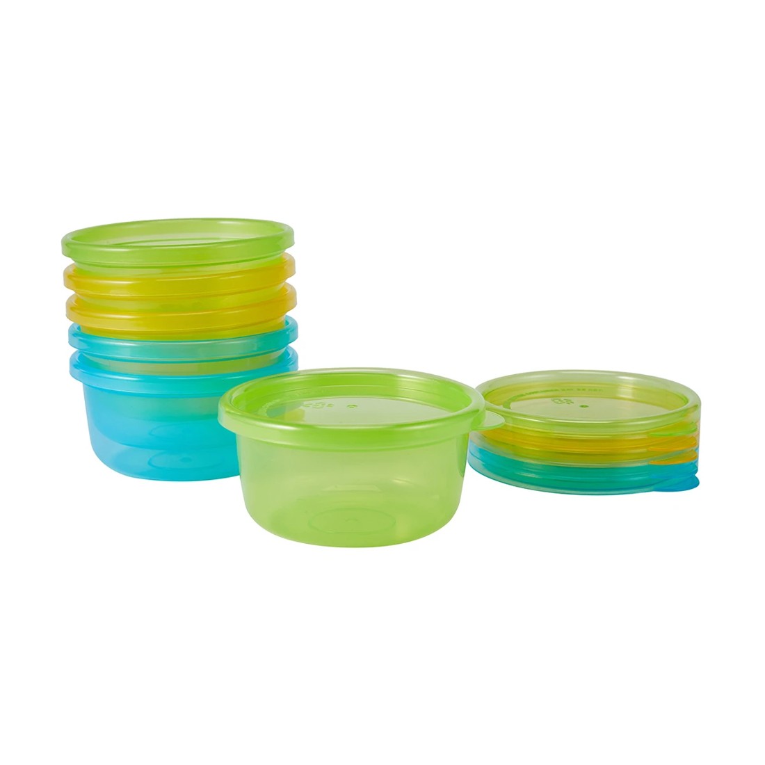 1 6 Pack Reusable Bowls with Lids, 1 of 6
