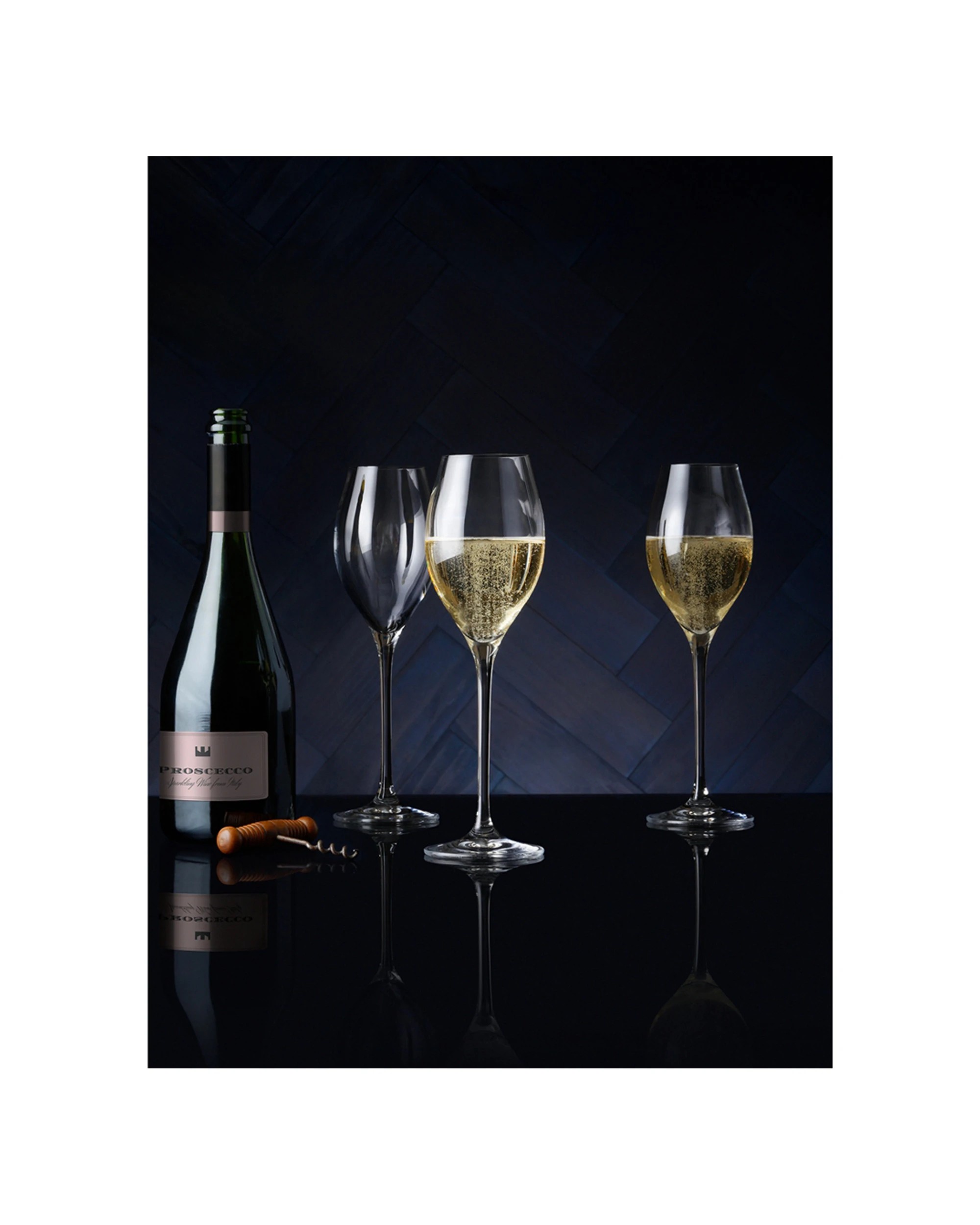 4 Krosno Harmony 6pc Prosecco Wine Glass Set 300ml Drinkware Set Barware
 - Plain, 4 of 5