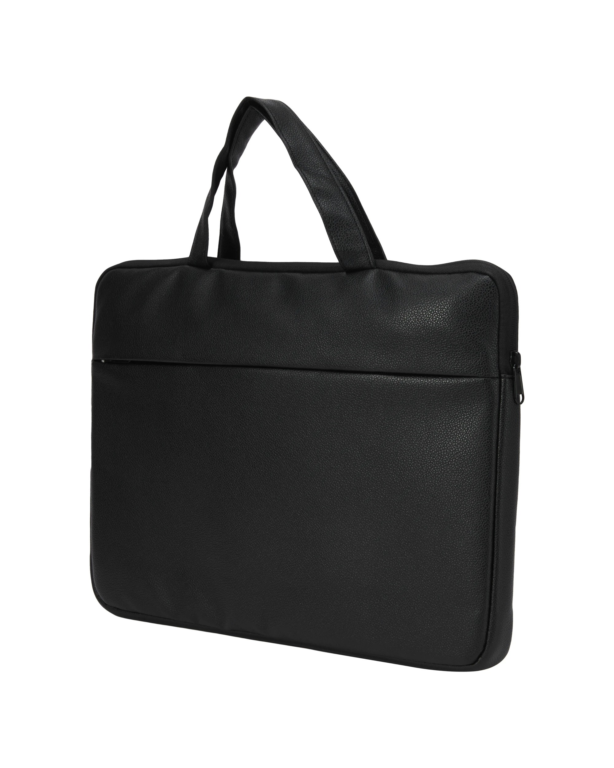 1 15in. Laptop PU Bag - Black, 1 of 6