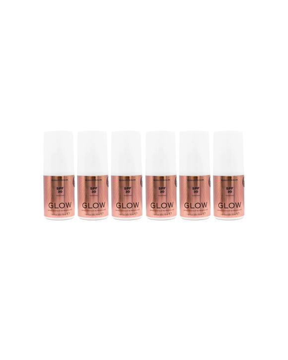 Revolution Glow Fixing Mist Setting Spray 6PK 50ml Hydrating Face Makeup - Pink