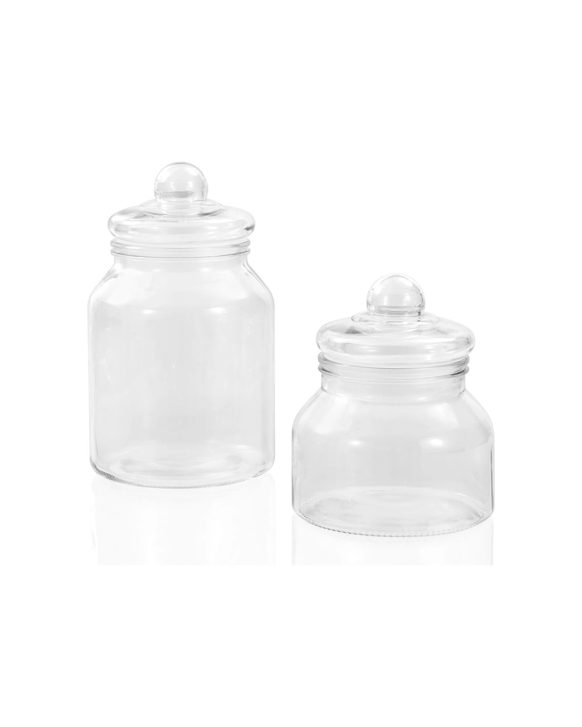 5 Lemon & Lime 3l Cookie Glass Jar Container Storage Pantry Organiser W/ Lid Clear
 - Clear, 5 of 5